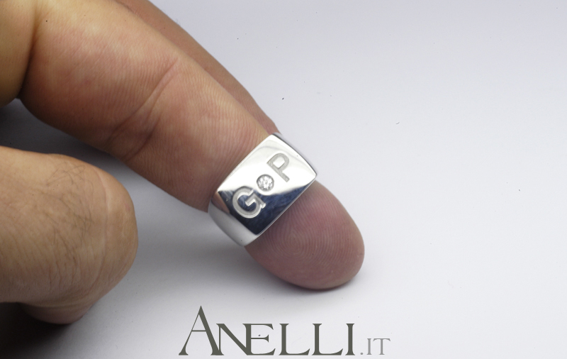 anello-da-uomo-in-oro-bianco-e-diamante-1