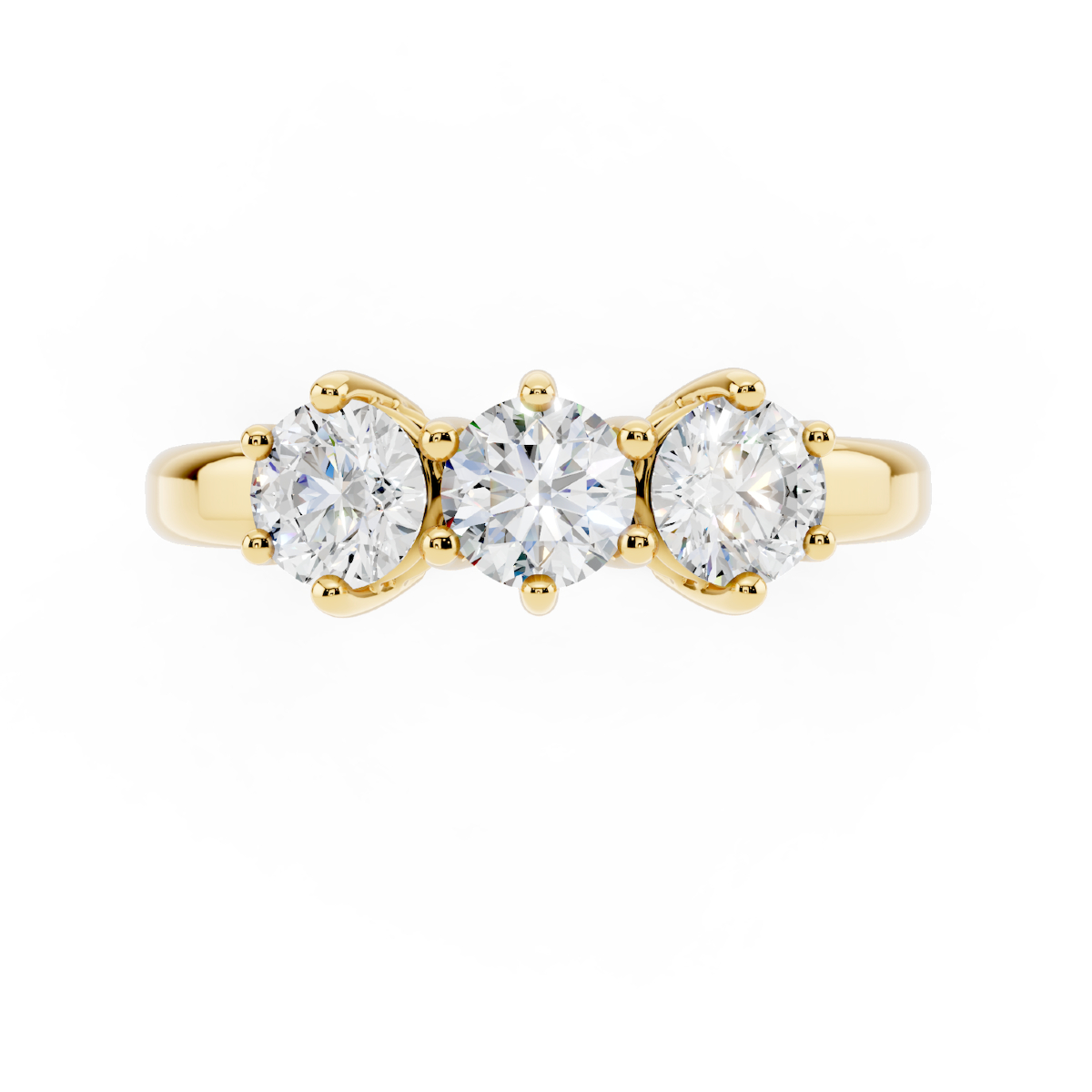 anello trilogy diamanti 5