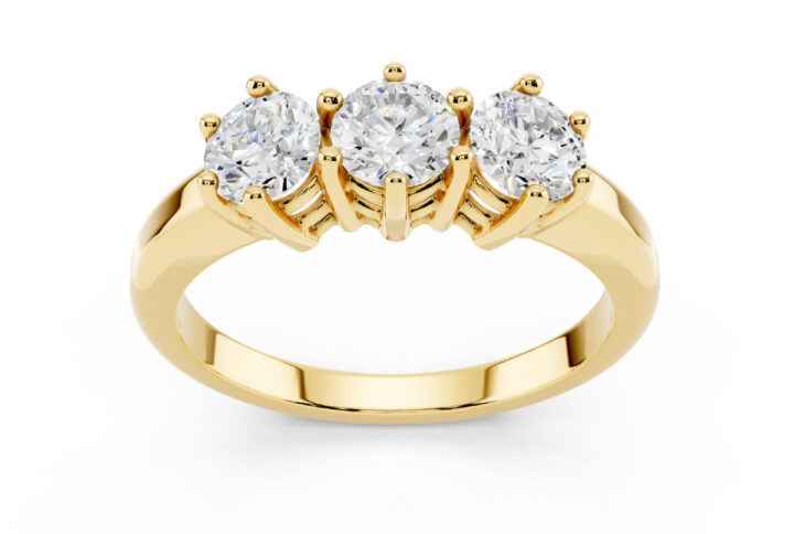 anello trilogy diamanti 6